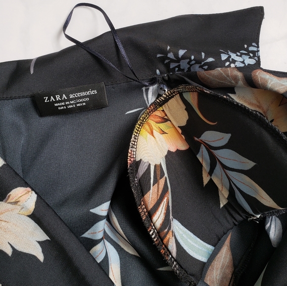 Zara Floral Bodysuit Sz S - Picture 5 of 8